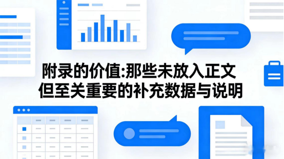 附录的价值：那些未放入正文但至关重要的补充数据与说明